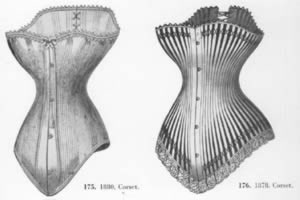 Korsett um 1880